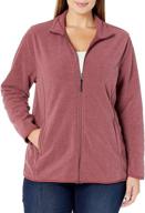 🧥 stay warm and cozy with amazon essentials women's plus size full-zip polar fleece jacket логотип