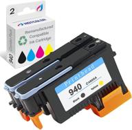 🖨️ hotcolor 8500a printhead: replacing hp 940 printhead c4900a c4901a for officejet pro 8000 8500 (black/yellow cyan/magenta) logo