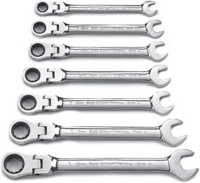 img 4 attached to 🔧 GearWrench Flex Head Combination Ratcheting Wrench: A Must-have Industrial Power & Hand Tool