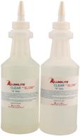🔮 alumilite clear casting resin (slow) - low viscosity, transparent, 32 oz. package with 12 minute open time: perfect for crystal clear casting projects! logo