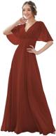 aoyocobo batwing chiffon bridesmaid dresses logo