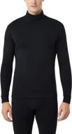 👕 lapasa men's heatgen long sleeve shirt for cold weather – heat generating baselayer with crew & turtle neck – thermal top (m84/m104) logo