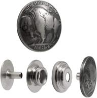 pack of 5 decorative 🔒 buffalo nickel line 24 snap sets logo