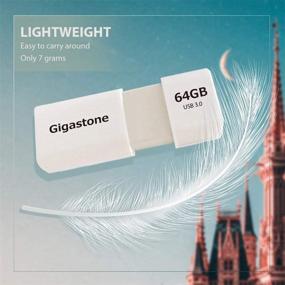 img 1 attached to 💾 Gigastone Z60 64GB 2-Pack USB 3.1 Flash Drive: Ultra High-Speed Capless Retractable Thumb Drives