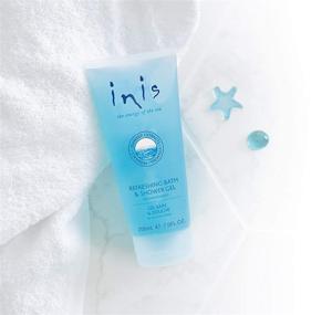 img 1 attached to 🌊 Inis Refreshing Bath and Shower Gel - 7 Fluid Ounce - The Energy of the Sea