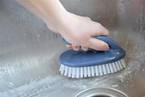 img 1 attached to 🧼 EvriHome Heavy Duty Scrub Brush: Versatile All-Purpose Scrubber, Vibrant Color Options - Fuchsia or Indigo!