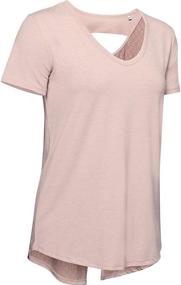 img 2 attached to Ultimate Recovery: Under Armour Women's Athlete Sleepwear Short Sleeve Shirt