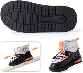 img 2 attached to 👟 MERRYBOAT Winter Outdoor Waterproof Boys' Shoes with Anti-Slip Soles