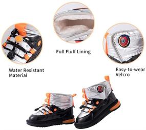 img 3 attached to 👟 MERRYBOAT Winter Outdoor Waterproof Boys' Shoes with Anti-Slip Soles