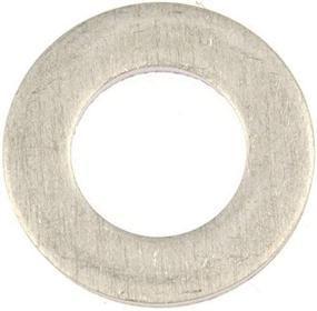 img 1 attached to Dorman 097-832CD Aluminum Drain Plug Gasket (Pack of 4) - Fits Multiple Models, 1/2Do, 9/16, M14 Sizes