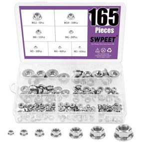 img 4 attached to Swpeet 165Pcs Stainless Serrated Assortment