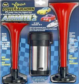 img 1 attached to 📢 Wolo (400) Airmite 2 Power Air Horn - Powerful 12V Dual Tone Horn for Cars and Trucks