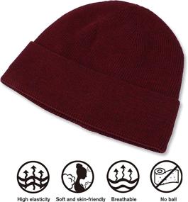 img 2 attached to HH HOFNEN Pieces Beanie Thermal Outdoor Recreation for Outdoor Clothing