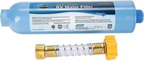 img 4 attached to 💧 Camco 40043 TastePure RV/Marine Water Filter: Ultimate Protection Against Bacteria, Bad Taste, Odors, Chlorine & Sediment in Drinking Water!