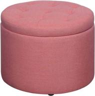 convenience concepts designs4comfort round ottoman furniture and accent furniture logo