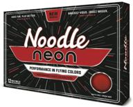 🏌️ neon matte taylormade noodle golf balls: enhance your game! logo