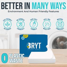 img 2 attached to 🧺 BRYT Laundry Detergent Sheets: Safe, Easy, and Zero Waste Solution - Fresh Linen Scent, 1 Pack = 50 Loads