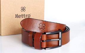 img 3 attached to Lettro Men's Genuine Leather Vegetable Stylish Accessories