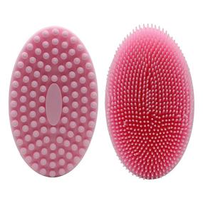 img 1 attached to 🧼 DNC Silicone Exfoliating Body Scrubber Brush for Shower - Set of 2 Packs