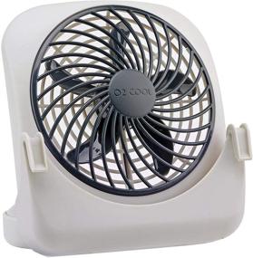 img 2 attached to 🐶 O2COOL 5-inch Pet Cooling Fan for Dogs and other Pets - Ideal for Pet Crates