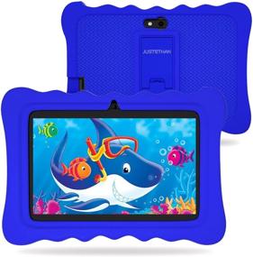 img 4 attached to 👧 7 Inch Kids Tablet with Android 9.0, WiFi, Parental Control | Preloaded Learning Apps & Games | Kids-Proof Case (Blue)