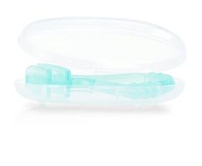 img 3 attached to 👶 Nuby Silicone Gum Massager: Soothing Oral Care for Babies, Colors May Vary, 5&quot;