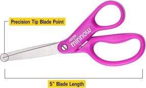 img 2 attached to Stanley Minnow 5-Inch Pointed Tip Kids Scissors Sewing