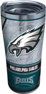 🏈 tervis triple walled nfl philadelphia eagles insulated tumbler cup – 20oz stainless steel, edge - keeps drinks hot and cold logo