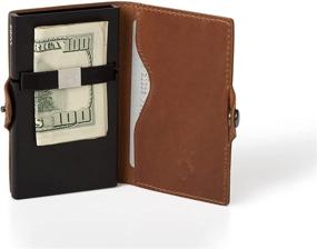 img 2 attached to 💼 Aluminium Leather Wallet for Men - Credit Card Holder and Money Organizer