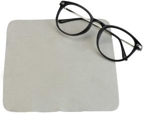 img 3 attached to 👓 Premium Microfiber Anti-Fog Eyeglasses Cleaning Cloth - Lens Wipes for Electronic Device Screens (Set of 3 Anti-Fog Cloths)