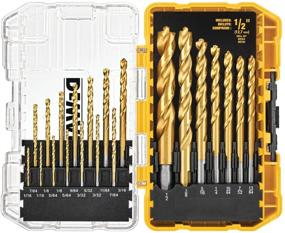img 4 attached to 🔧 DEWALT DW1361 Titanium Pilot 21 Piece Drill Bit Set: Ultimate Precision and Durability for Your DIY Projects