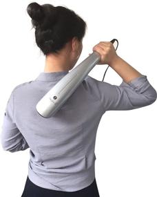 img 3 attached to 💆 SS Styles II Percussion Body Massager - 3 Attachments for Knots, Pain, Stiffness & Fatigue Relief in Neck, Shoulders, Feet, Hips, Back, Thigh & More - Ideal for Home & Travel Use