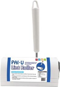 img 3 attached to PAIU Large Lint Roller - 6.3 inches - Extra Sticky - For Clothes, Carpet, Car Seats - Removes Pet Hair - Includes Brush, Refill (60 Sheets) & Dust Cover