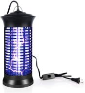 🦟 electric indoor bug zapper with switch - portable uv light mosquito killer, ideal for kitchen and office - stand/hang bug repellent for home logo