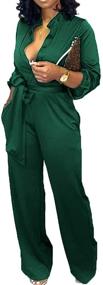 img 3 attached to 👖 Waistband Women's Clothing - Lantern Business Jumpsuits: Optimize Your Search