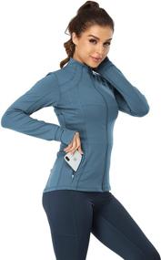 img 2 attached to Fancyskin Leopard Print Athletic Jacket for Women - Fashion Clothing, Coats & Outerwear