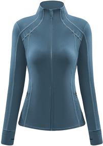 img 4 attached to Fancyskin Leopard Print Athletic Jacket for Women - Fashion Clothing, Coats & Outerwear