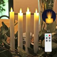 flameless taper candles with moving flame логотип