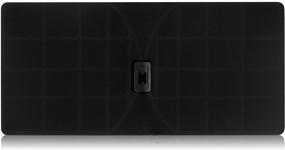 img 4 attached to 📺 RGTech Monarch 50 - Black Flat Paper Thin Indoor HDTV Antenna: 50 Mile Range, UWB Technology, 4G Filter, Multidirectional Reception for Maximum TV Tuner/DVB-T/DAB Radio Reception