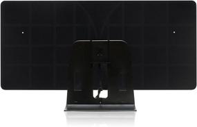 img 1 attached to 📺 RGTech Monarch 50 - Black Flat Paper Thin Indoor HDTV Antenna: 50 Mile Range, UWB Technology, 4G Filter, Multidirectional Reception for Maximum TV Tuner/DVB-T/DAB Radio Reception