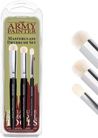 img 4 attached to 🖌️ The Army Painter Masterclass: Drybrush Set - Hobby Brush Set with Three Sizes for Advanced and Professional Techniques in Tabletop Roleplaying, Boardgames, and Wargames Miniature Painting