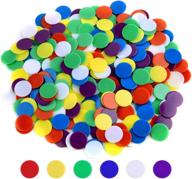 🎲 coopay 900 pieces counters: colorful bingo chips game tokens with mixed plastic markers логотип