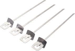 img 4 attached to 🔥 Char-Broil Grill Plus Sliding Skewers, Silver - Pack of 4