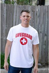 img 1 attached to 👕 LIFEGUARD Sleeve T-Shirt for Men - Officially Licensed Clothing