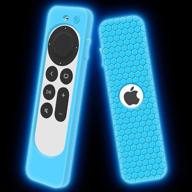 winceed silicone case for 2021 apple tv siri remote (2nd generation) logo