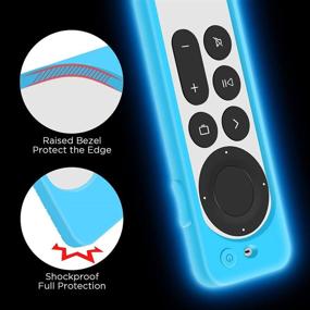 img 1 attached to Winceed Silicone Case For 2021 Apple TV Siri Remote (2Nd Generation)