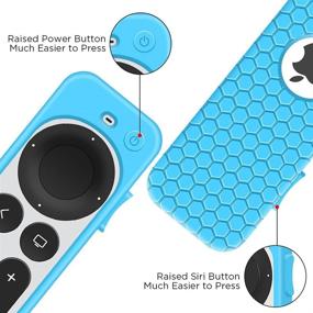 img 2 attached to Winceed Silicone Case For 2021 Apple TV Siri Remote (2Nd Generation)