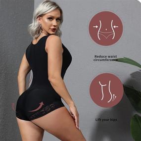 img 2 attached to 👗 M MYODRESS Colombian Tummy Tuck Compression Garment for Women - Waist Trainer & Postpartum Shapewear