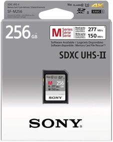 img 2 attached to 💾 Карта Sony M Series SDXC UHS-II 256 ГБ: высокая скорость V60 Класс, CL10, U3, R277 МБ/с, W150 МБ/с