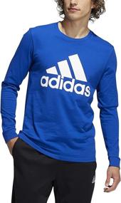 img 4 attached to adidas Men's Long Sleeve Basic Badge of Sport Tee